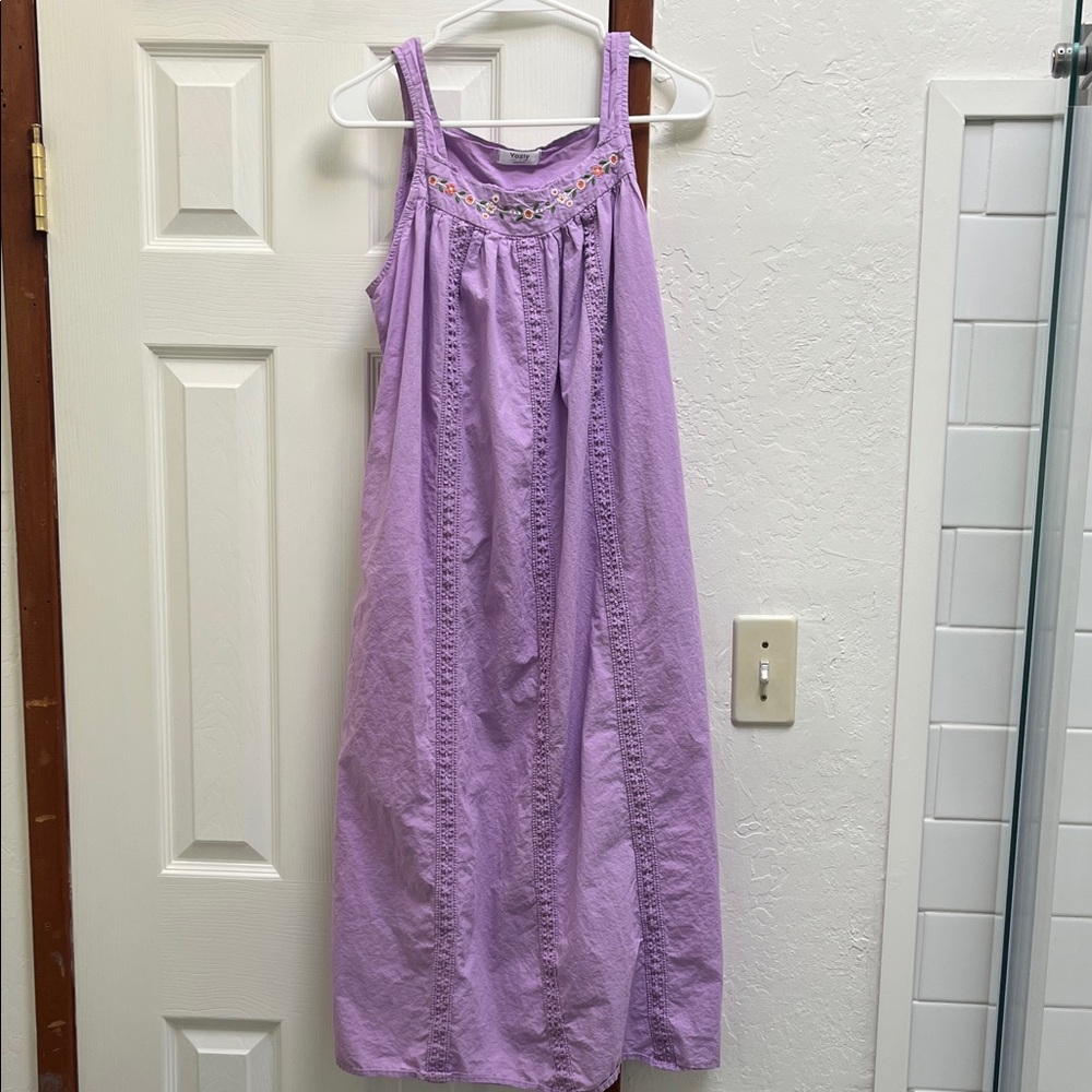 Lavender Yozly Cotton Dress